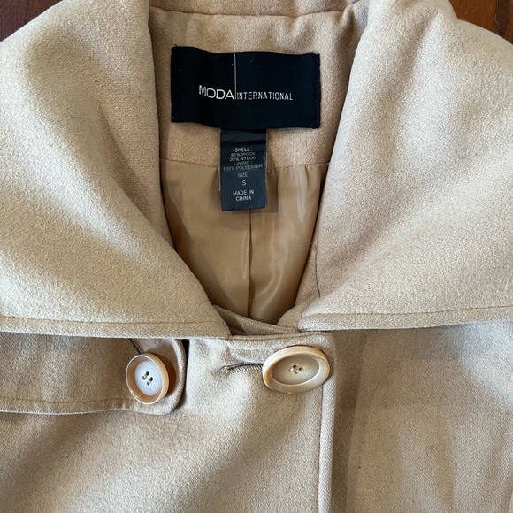 Moda Belted Peacoat - Picture 3 of 5